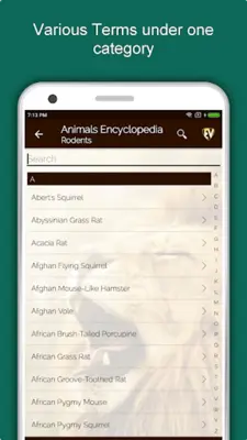 Animals Encyclopedia android App screenshot 13